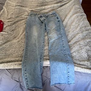 wide leg jeans